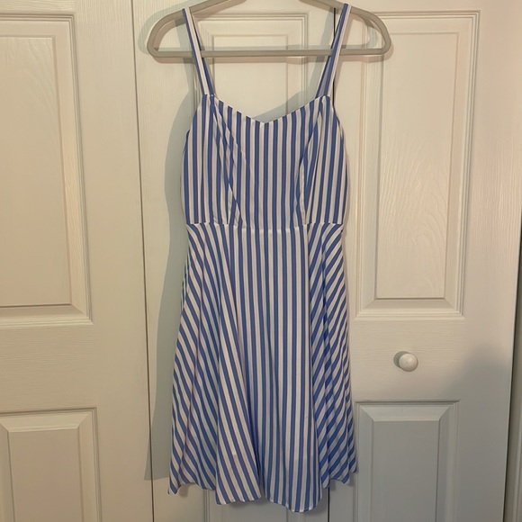 Old Navy Blue & White Striped Dress - Picture 1 of 6